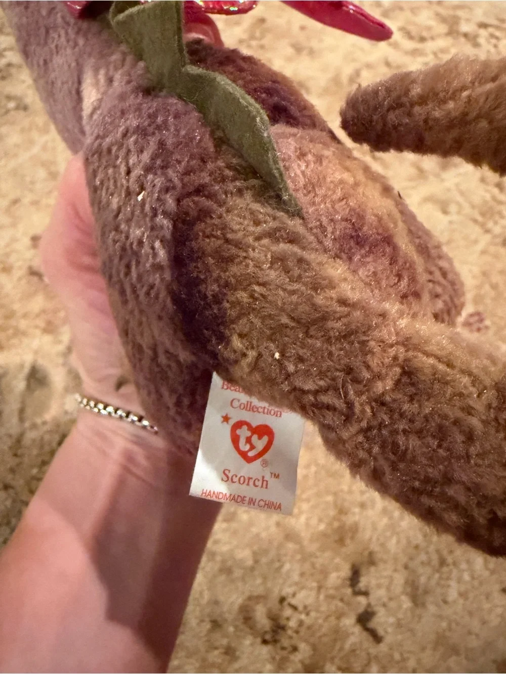 Ty beanie babies Scorch & Spunky plushies classic childhood memories